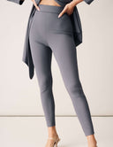 Keep It Moving Pant in sleek grey with a skinny silhouette, perfect for versatile outfits.