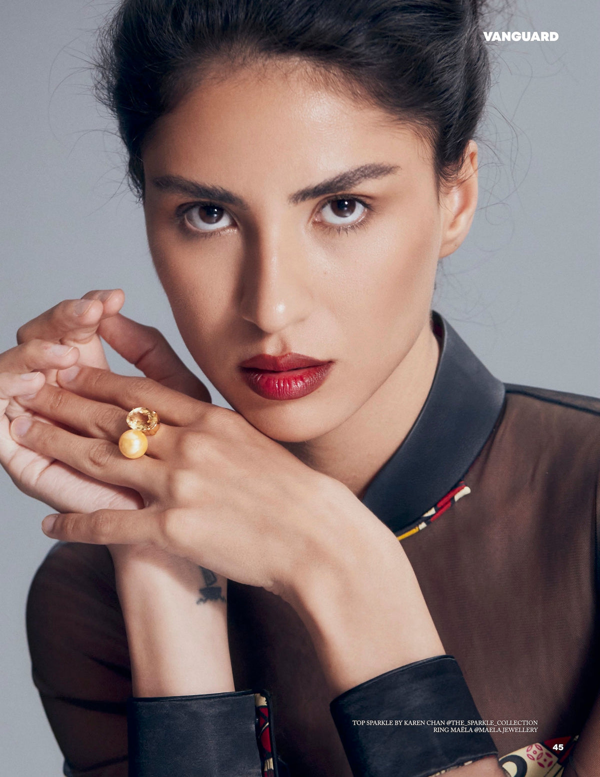 Model is wearing the Too Hot to Handle Dress