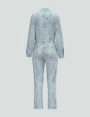Denim Jumpsuit – Blue Acid Wash