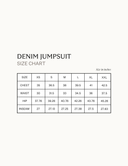 Denim Jumpsuit – Blue Acid Wash