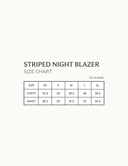 Striped Night Blazer