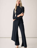 Cut to the Chase Top with distinctive cutout and modern elegance paired with matching pants.