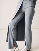 Cut to the Chase Pant in grey with stylish side slits and a modern fit, perfect for any occasion.