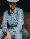 Denim Jumpsuit – Blue Acid Wash