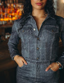 Night Out – Blue Denim Mini Dress