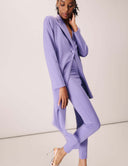 Keep It Moving Set - Wisteria featuring a sleek tux jacket and matching pants in light purple.