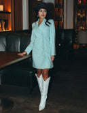 Shadows of Me Tuxedo Mini Dress