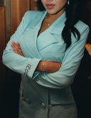 Shadows of Me Tuxedo Mini Dress