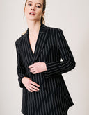 Striped Night Blazer