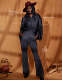 Striped Night Blazer