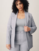 Striped Night Blazer